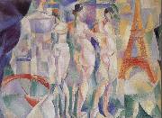 Delaunay, Robert The City of Paris oil painting on canvas